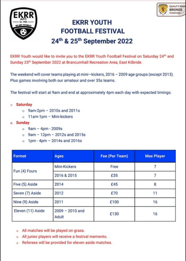 Grassroots Football Tournaments Over 300 registered tournaments!