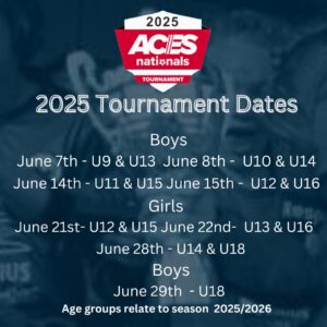 ACES National Football Tournament 2025 Dates