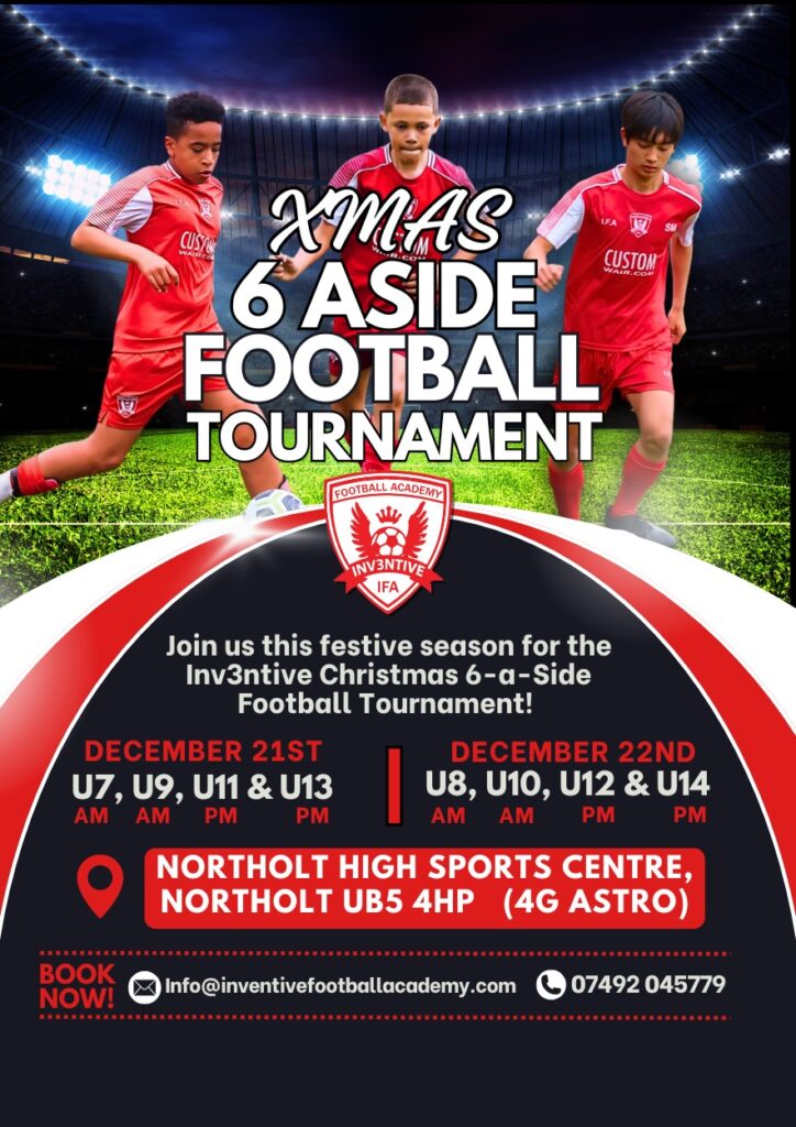 IFA XMAS 6 ASIDE FOOTBALL TOURNAMENT