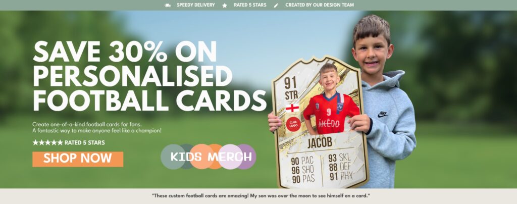 Kids Merch Banner